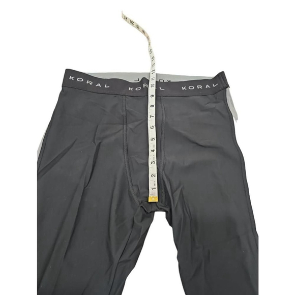 Men's Koral Black and Gray Compression Tights - Size L - Picture 7 of 9